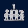 #D264 - Dijes De 4 Niños/Niñas - LL2.5