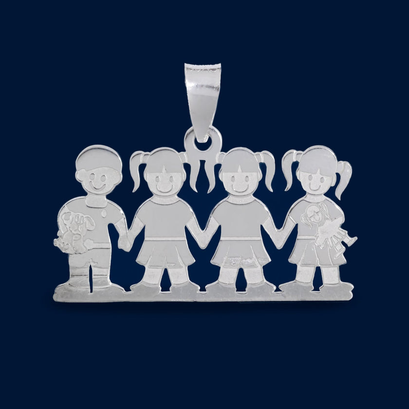 #D264 - Dijes De 4 Niños/Niñas - LL2.5