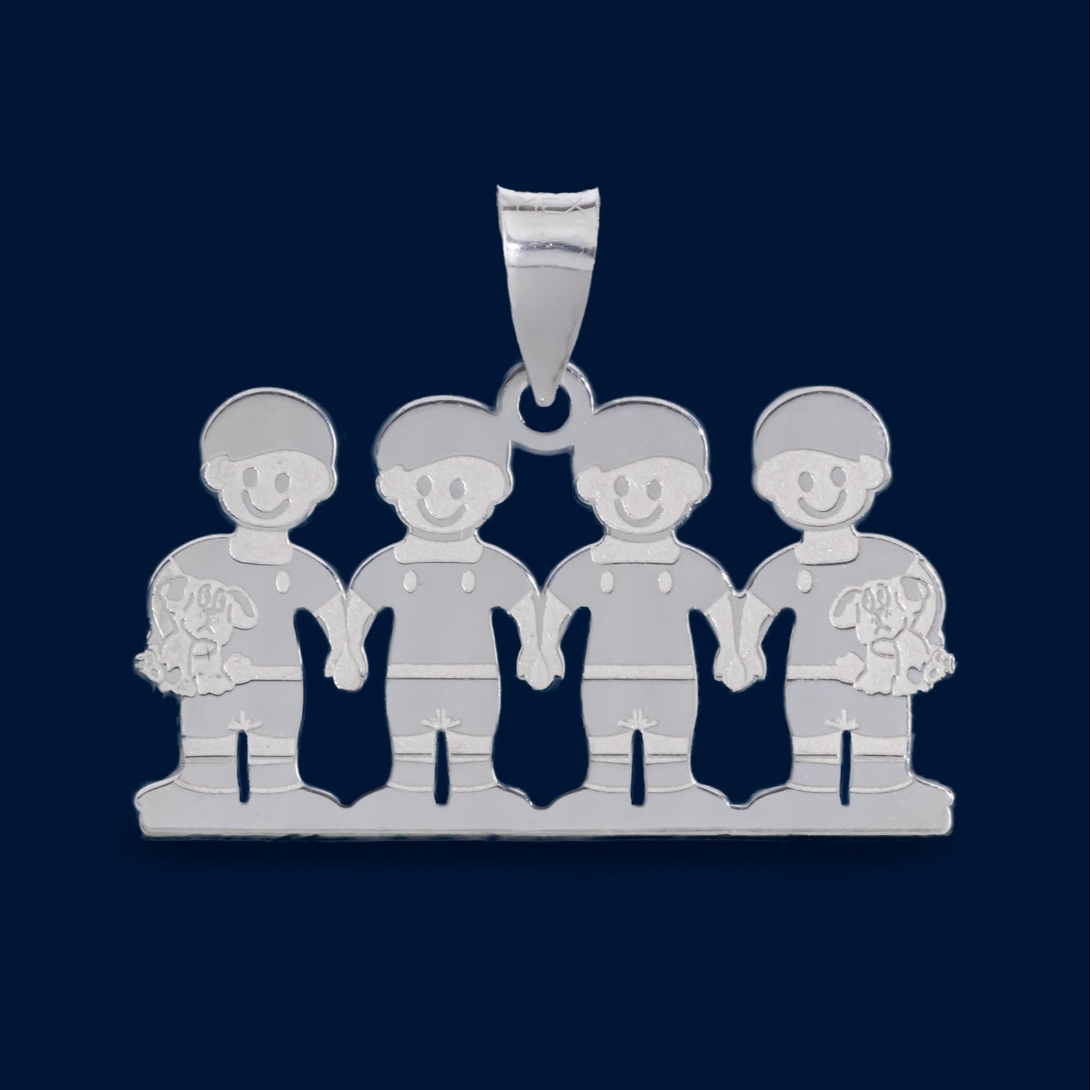 #D264 - Dijes De 4 Niños/Niñas - LL2.5