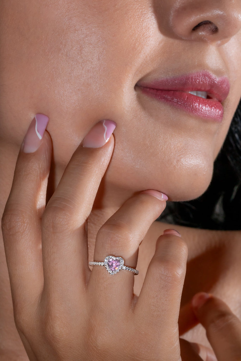 #AD149 - Anillo Corazón Plata - MI2.2