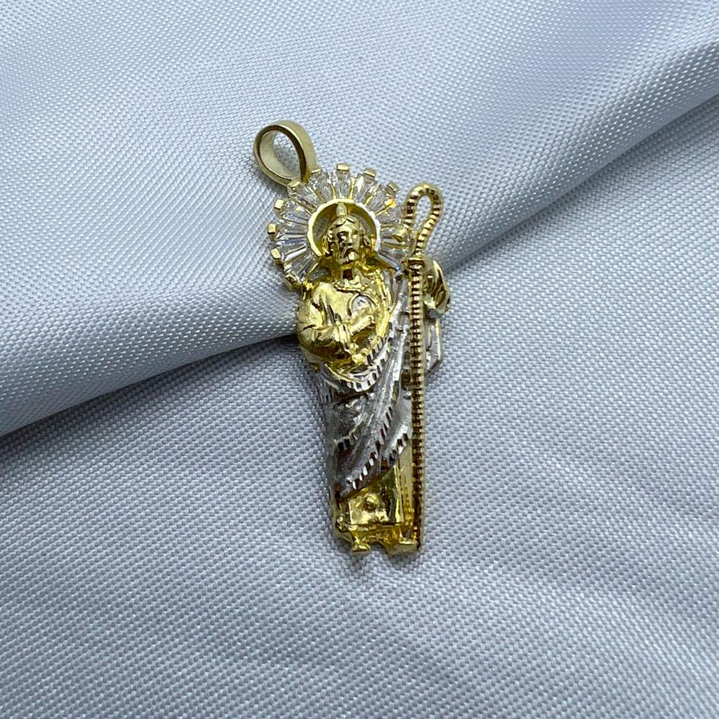 #D10160 - Dije San Judas De Oro 10k - H05/7.6