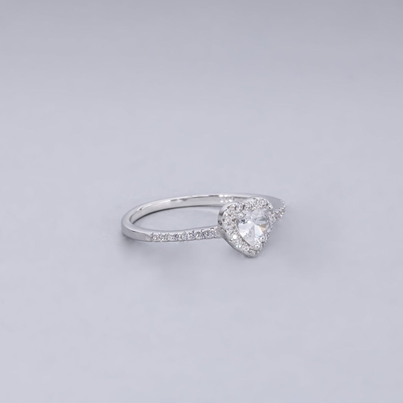 #AD149 - Anillo Corazón Plata - MI2.2