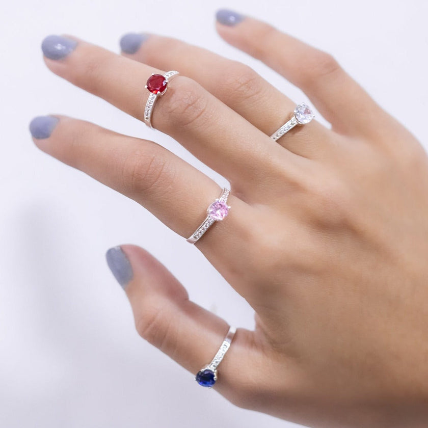 #AD273 - Anillo Solitario - ZC2.4