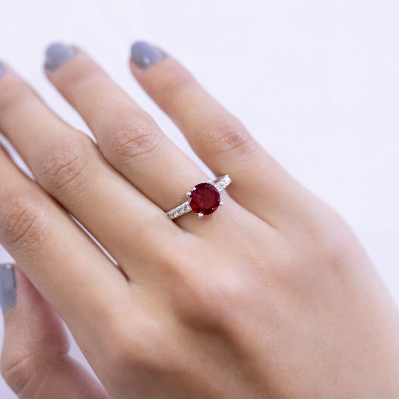 #AD273 - Anillo Solitario - ZC2.4