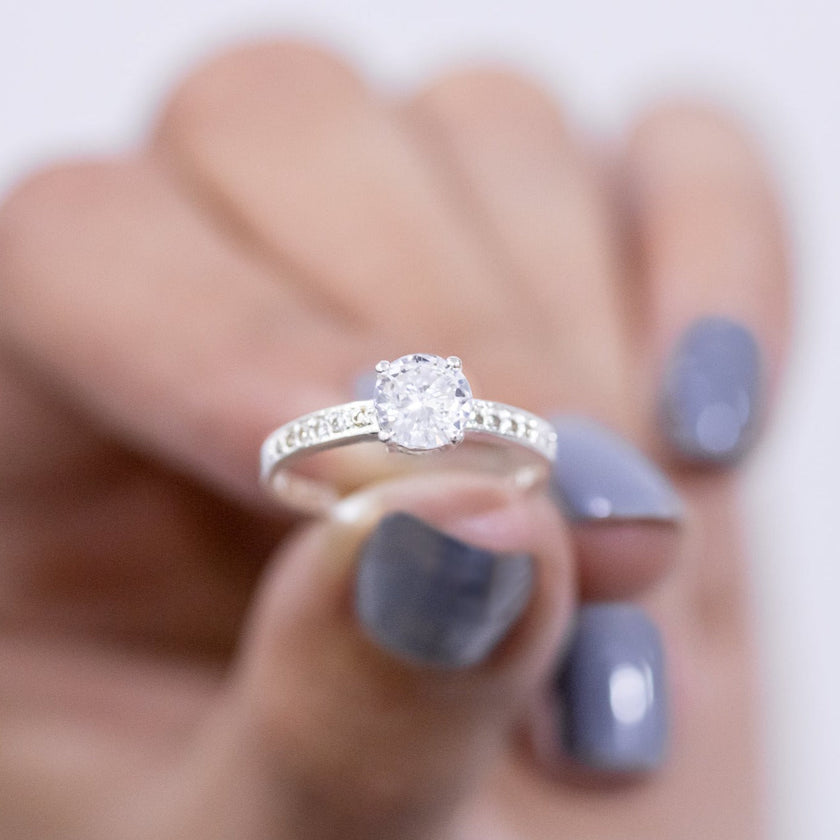 #AD273 - Anillo Solitario - ZC2.4