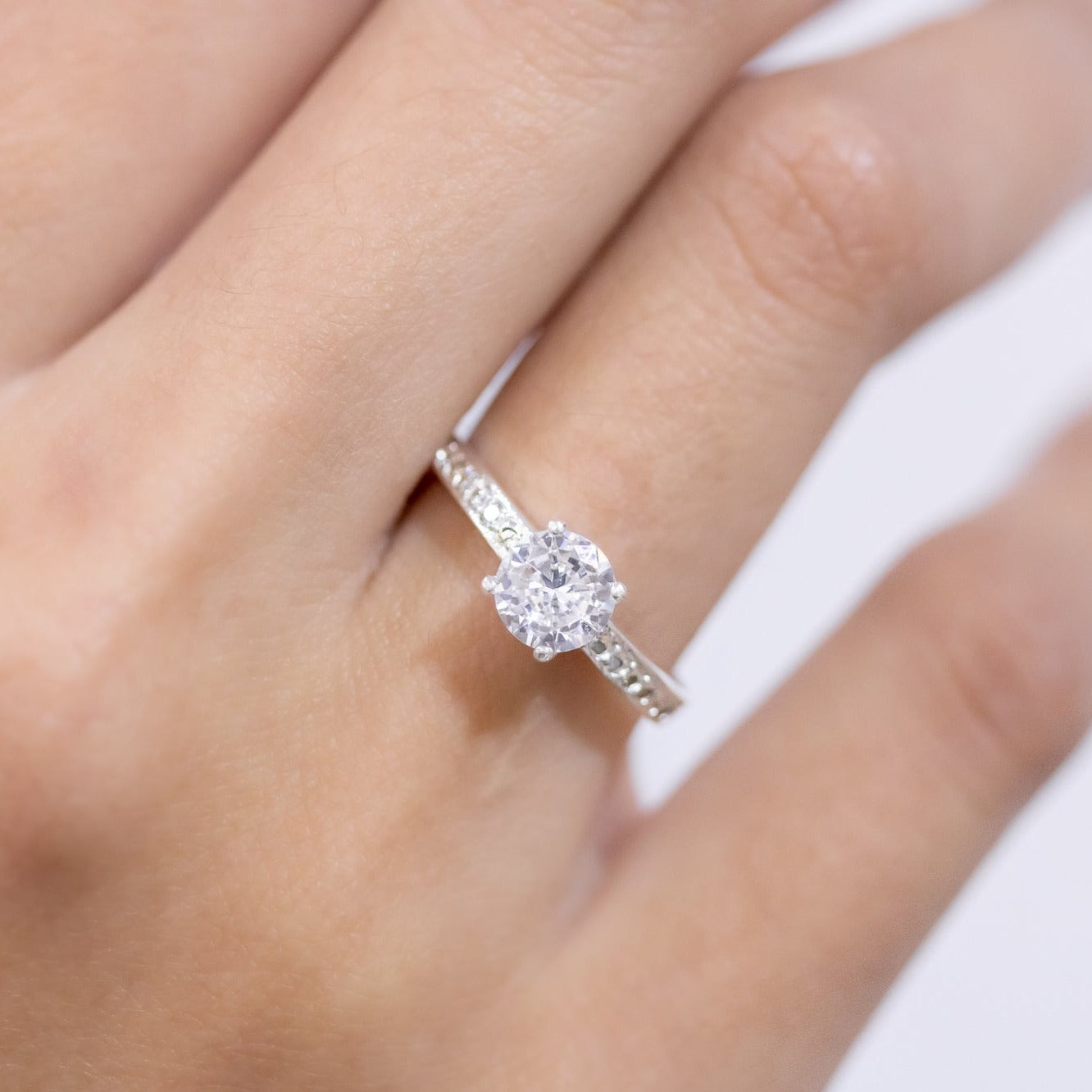 #AD273 - Anillo Solitario - ZC2.4