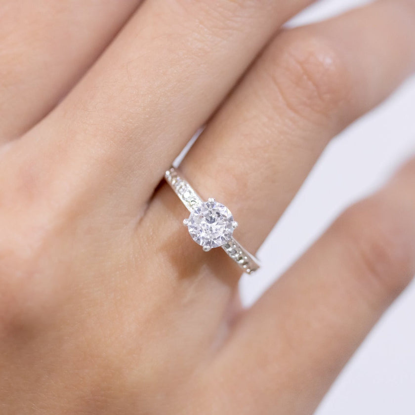 #AD273 - Anillo Solitario - ZC2.4