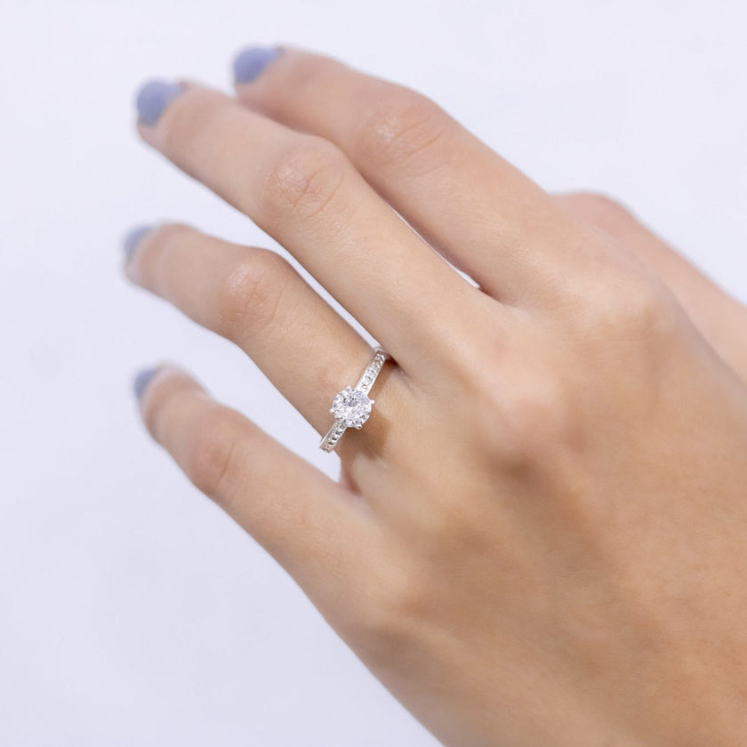 #AD273 - Anillo Solitario - ZC2.4