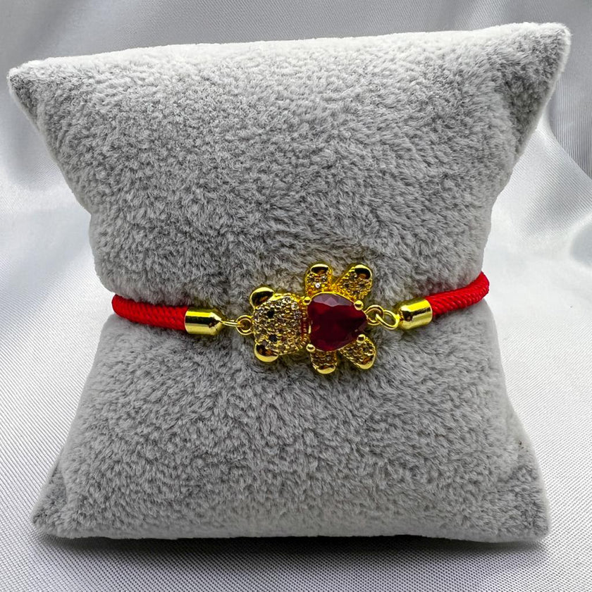 #PAL161 - Pulsera De Osito De Oro Laminado De 18K