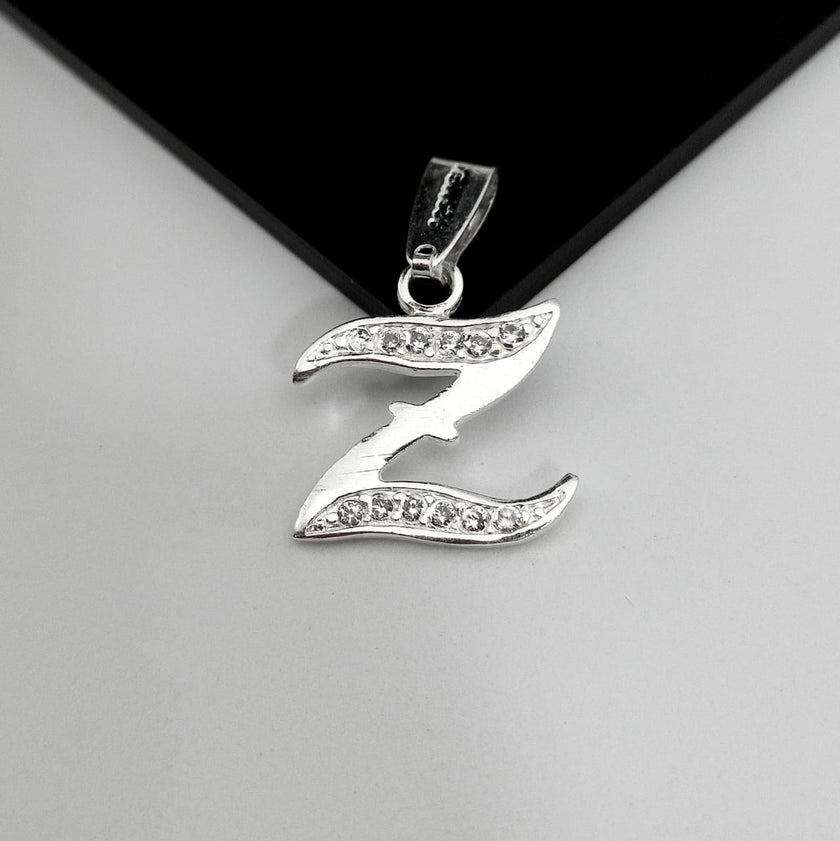 #D116 - Dije De Letra Con Zirconia De Plata - B09/1.5