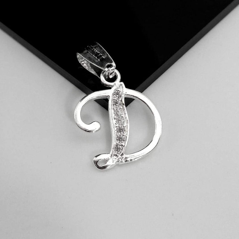 #D116 - Dije De Letra Con Zirconia De Plata - B09/1.5