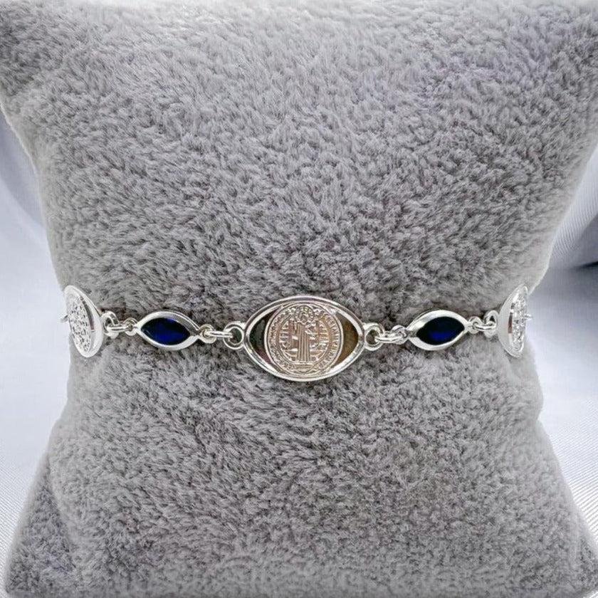 #PA242 - Pulsera San Benito Y Piedra - ZC4.9