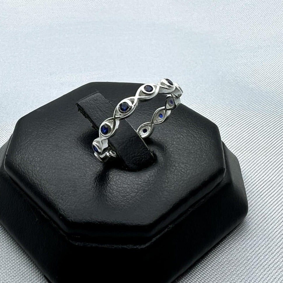 #AD340 - Anillo Ojo Turco Con Piedra - AI2.0
