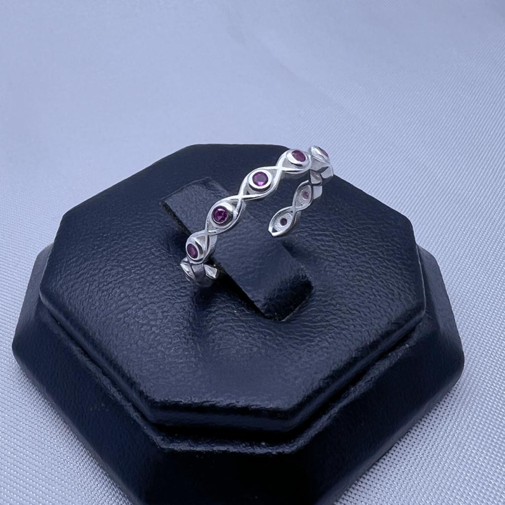 #AD340 - Anillo Ojo Turco Con Piedra - AI2.0