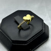 #AOL107 - Anillo De Corazon Con Piedra De Oro Laminado 18K