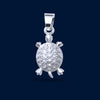 #D515 - Dije Tortuga Marina Con Zirconia Plata - B09/1.6