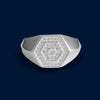 #AC121 - Anillo Caballero Con Piedra - IC7.2