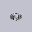 #AC153 - Anillo De Caballero De Herradura Y Gallo De Plata - AI5.6