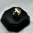 #AD10102 - Anillo De Letra D Oro 10k  - 1.8