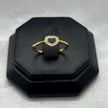 #AD10121 - Anillo Corazón Con Piedra Zirconia Oro 10K - K01/0.9