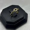 #AD10121 - Anillo Corazón Con Piedra Zirconia Oro 10K - K01/0.9