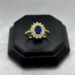 #AD10123 - Anillo Flor Piedra Zirconia Oro 10K - K01/2.4