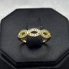 #AD10134 - Anillo Con Piedras De Zirconia Oro 10K - K01/1.4