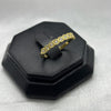 #AD10135 - Anillo Media Churumbela Piedra Zirconia Oro 10K - K01/2.2
