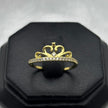 #AD10138 - Anillo Tiara Con Piedra Zirconia Oro 10K - K01/1.5