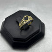 #AD10139 - Anillo Corona Corazón Piedra Zirconia Oro 10K - K01/1.5