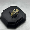 #AD10139 - Anillo Corona Corazón Piedra Zirconia Oro 10K - K01/1.5