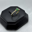 #AD10149 - Anillo Corazón Solitario Piedra Zirconia Oro 10K - I04/1.1