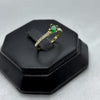 #AD10149 - Anillo Corazón Solitario Piedra Zirconia Oro 10K - I04/1.1