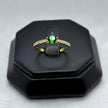 #AD10149 - Anillo Corazón Solitario Piedra Zirconia Oro 10K - I04/1.1