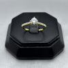 #AD10151 - Anillo Corazón Solitario Piedra Zirconia Oro 10K - I04/1.3