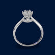 #AD128 - Anillo Solitario Con Piedra Zirconia De Plata - F2.3