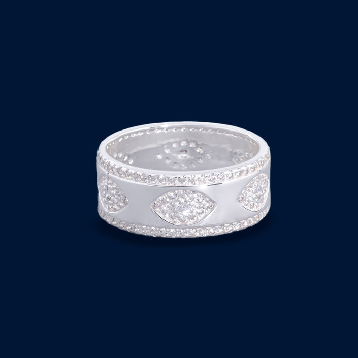 #AD136 - Anillo/Argolla De Ojo Turco - PU5.4