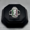 #AD262 - Anillo Virgen De Guadalupe Piedra Zirconia Plata - F3.5