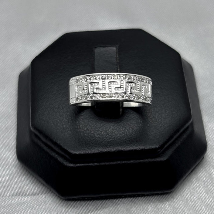 #AD280 - Anillo Con Piedra De Zirconia Plata - F3.5