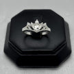 #AD294 - Anillo Corona De 15 Años/XV's Piedra Zirconia Plata - A13/2.3
