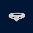 #AD364 - Anillo Solitario Piedra Zirconia Plata - A13/3.0