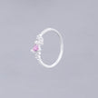 #AD405 - Anillo Solitario De Corazón - IC1.7