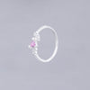 #AD405 - Anillo Solitario De Corazón - IC1.7