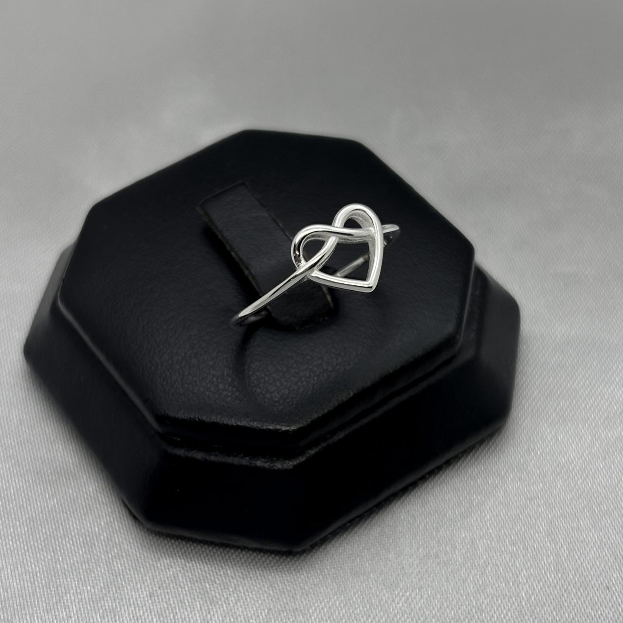 #AD433 - Anillo Corazón Infinito Plata - B11/1.2