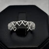 #AD434 - Anillo Corazones Plata - B11/1.4