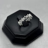 #AD444 - Anillo Churumbela Estrellas Piedra Zirconia Plata - B16/1.9