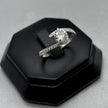 #AD452 - Anillo Solitario Piedra Zirconia Plata - A13/2.3