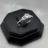 #AD457 - Anillo Solitario De Dama Con Bellas Zirconias Plata - B09/1.5