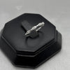 #AD461 - Anillo Media Churumbela Con Zirconia Plata - B09/1.1