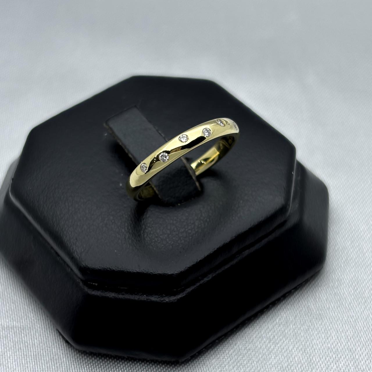 #ADX10103 - Anillo Con Diamante Natural Oro 10K - LX400